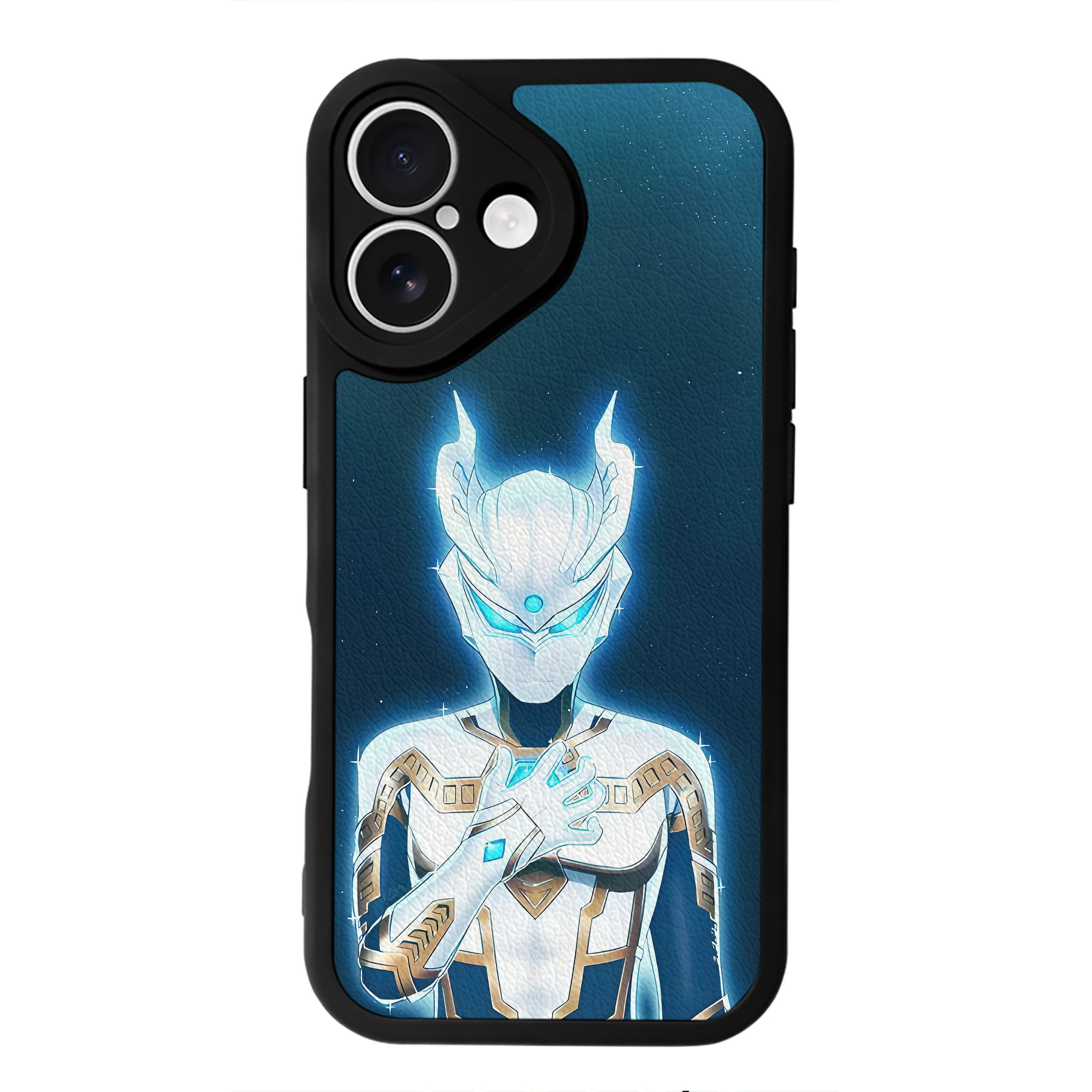 （画像用） ウルトラマン Ultraman 【iPhone 16シリーズ対応】シリコンスマホケース（レザー調） 材質：シリコン
